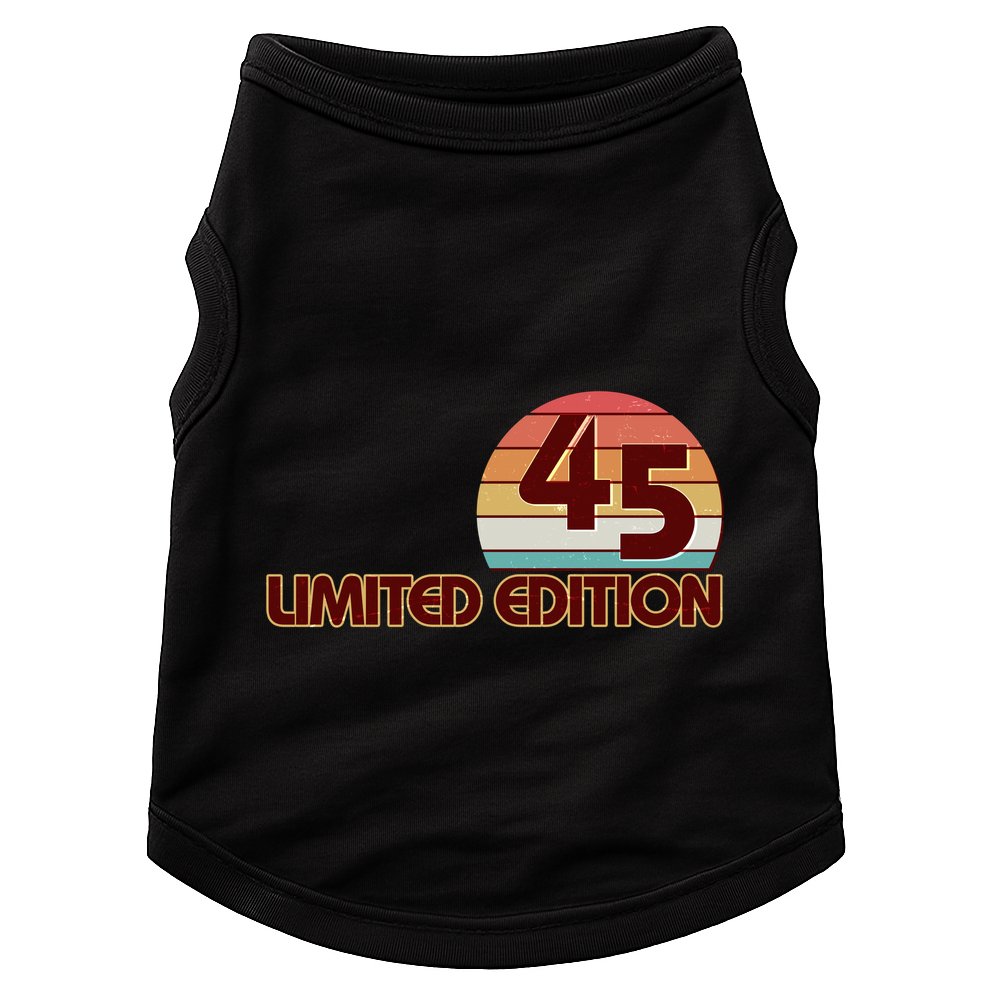 Limited Edition 1945 Retro Sun 80th Birthday Doggie Tank