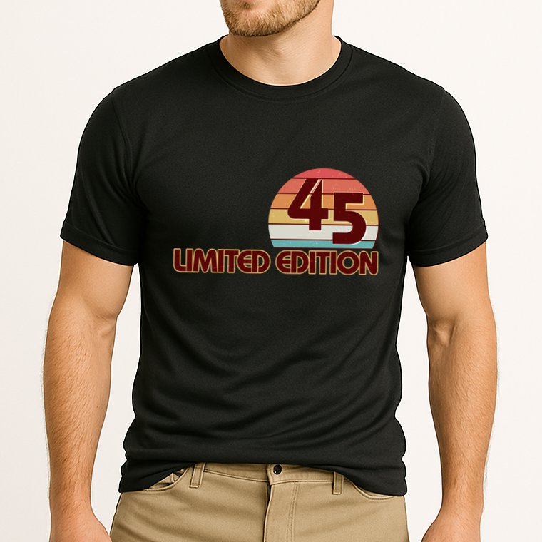 Limited Edition 1945 Retro Sun 80th Birthday Cooling Performance Crew T-Shirt