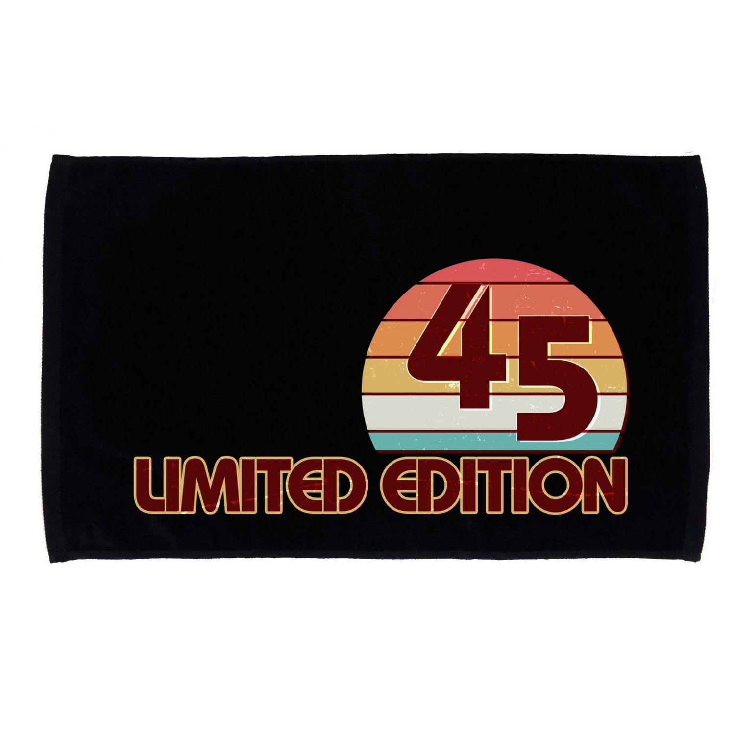 Limited Edition 1945 Retro Sun 80th Birthday Microfiber Hand Towel