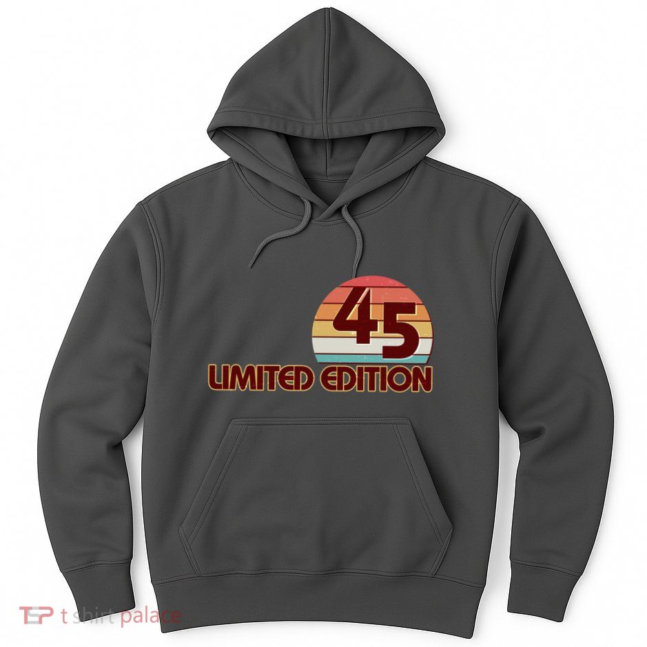Limited Edition 1945 Retro Sun 80th Birthday Hoodie