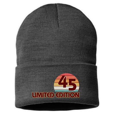 Limited Edition 1945 Retro Sun 80th Birthday Sustainable Knit Beanie