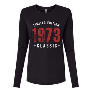 Limited Edition 1973 50th Birthday Womens Cotton Relaxed Long Sleeve T-Shirt