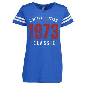 Limited Edition 1973 50th Birthday Enza Ladies Jersey Football T-Shirt