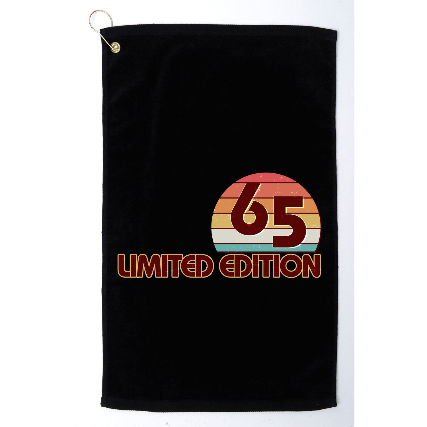 Limited Edition 1965 Retro Sun 60th Birthday Golf Towel