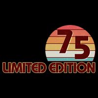 Limited Edition 1975 Retro Sun 50th Birthday Performance Shirt