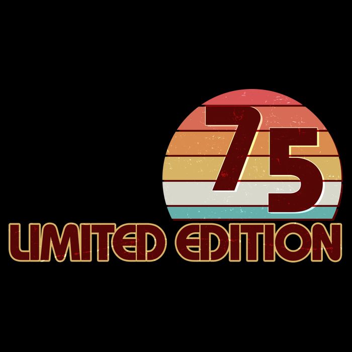 Limited Edition 1975 Retro Sun 50th Birthday Performance Shirt