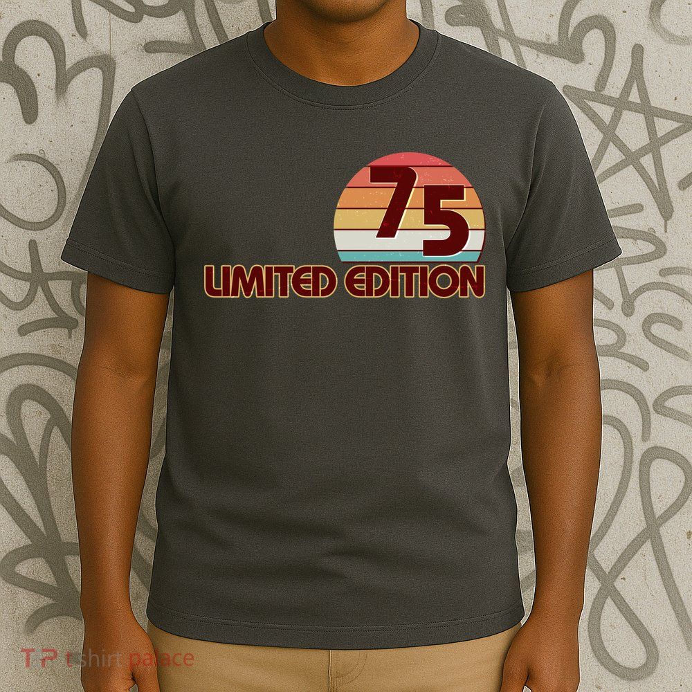 Limited Edition 1975 Retro Sun 50th Birthday T-Shirt