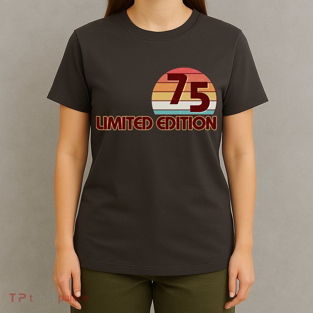 Limited Edition 1975 Retro Sun 50th Birthday T-Shirt