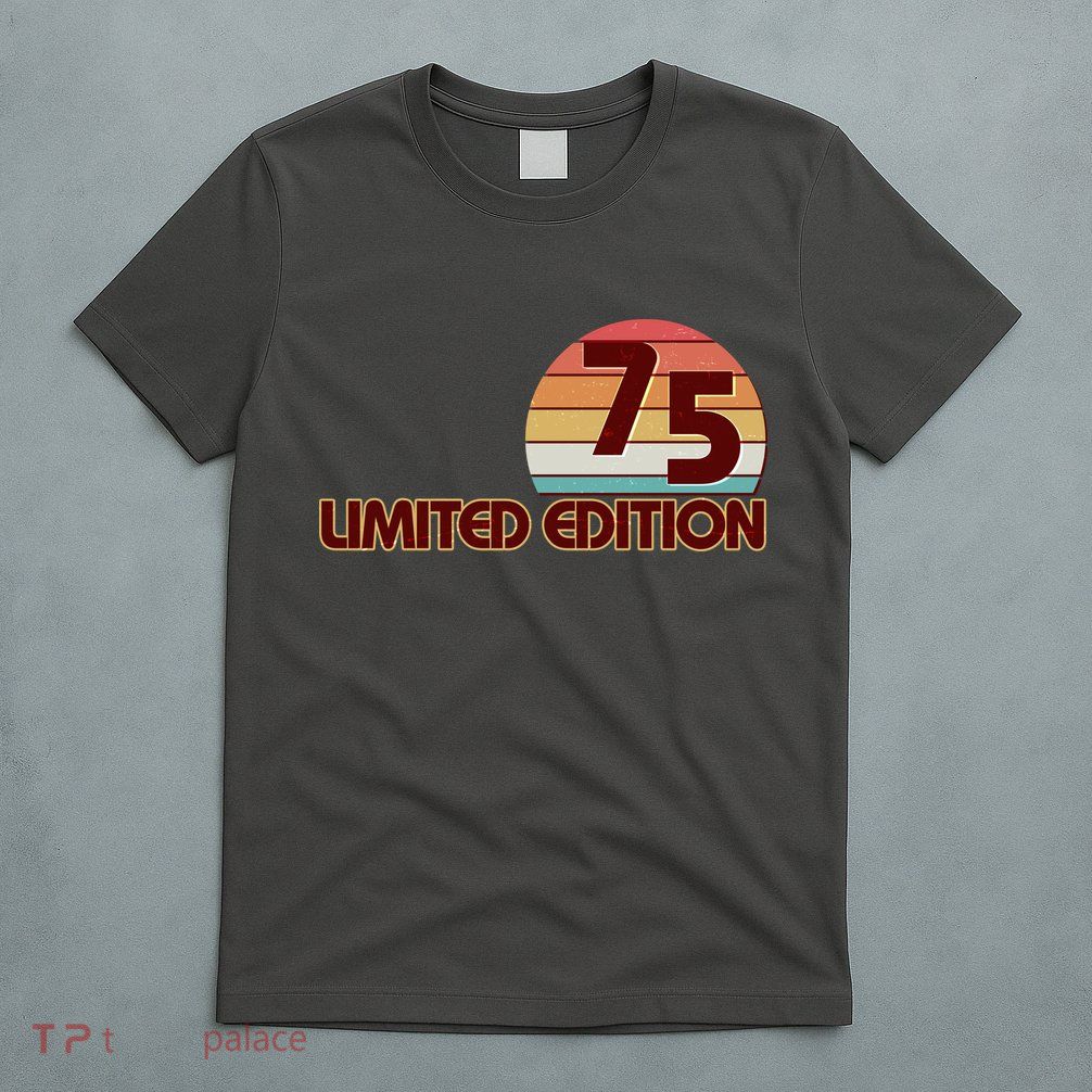 Limited Edition 1975 Retro Sun 50th Birthday T-Shirt