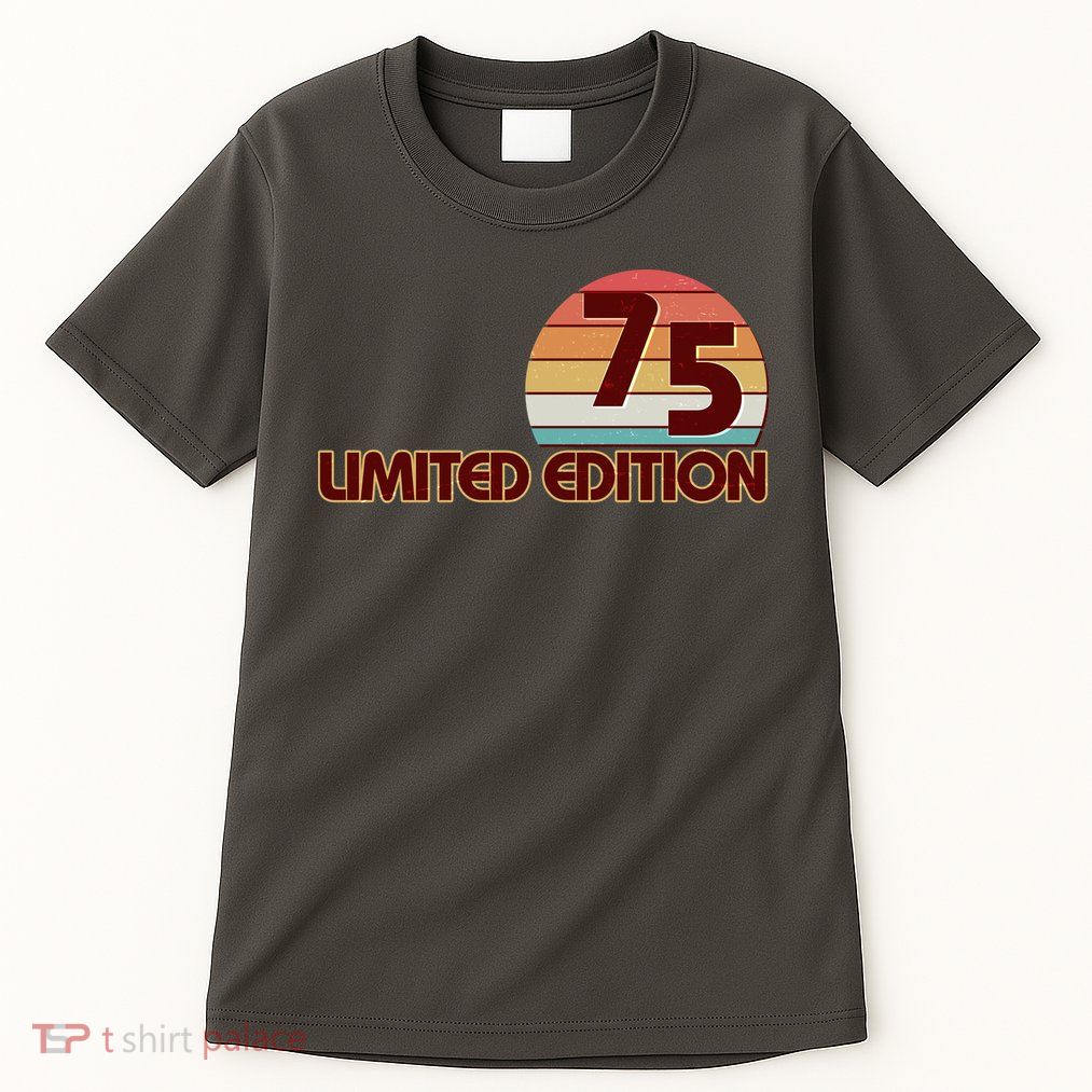 Limited Edition 1975 Retro Sun 50th Birthday Tall T-Shirt
