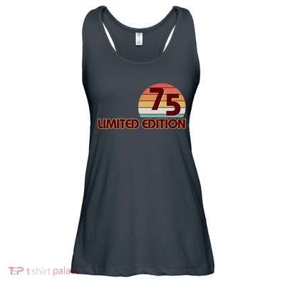 Limited Edition 1975 Retro Sun 50th Birthday Ladies Essential Flowy Tank