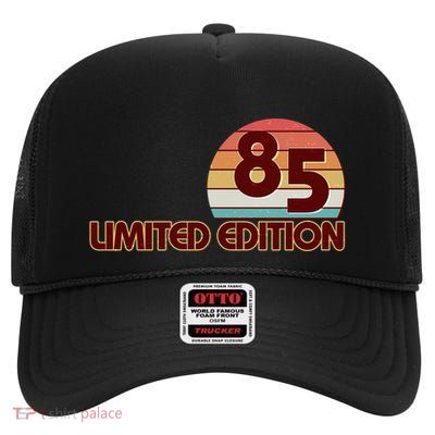 Limited Edition 1985 Retro Sun 40th Birthday High Crown Mesh Back Trucker Hat