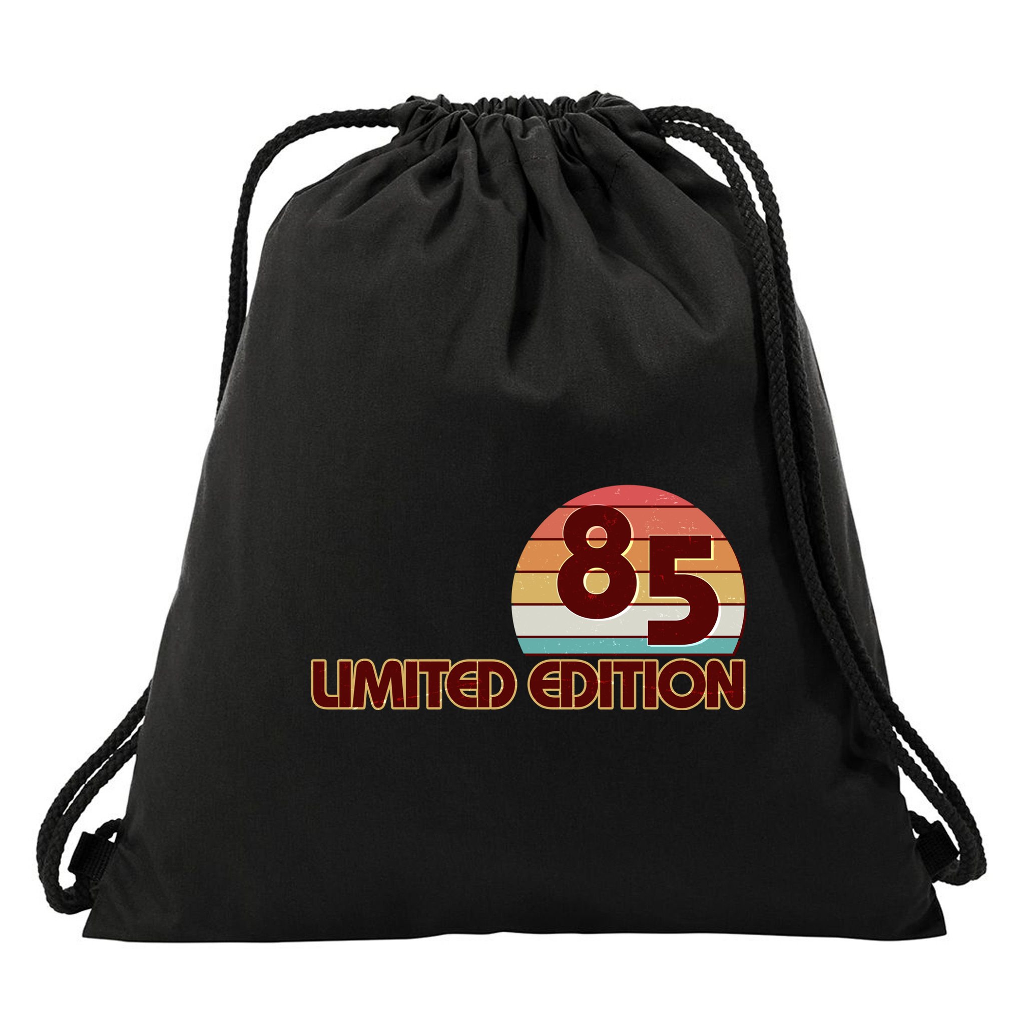 Limited Edition 1985 Retro Sun 40th Birthday Drawstring Bag
