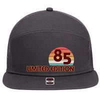 Limited Edition 1985 Retro Sun 40th Birthday 7 Panel Mesh Trucker Snapback Hat