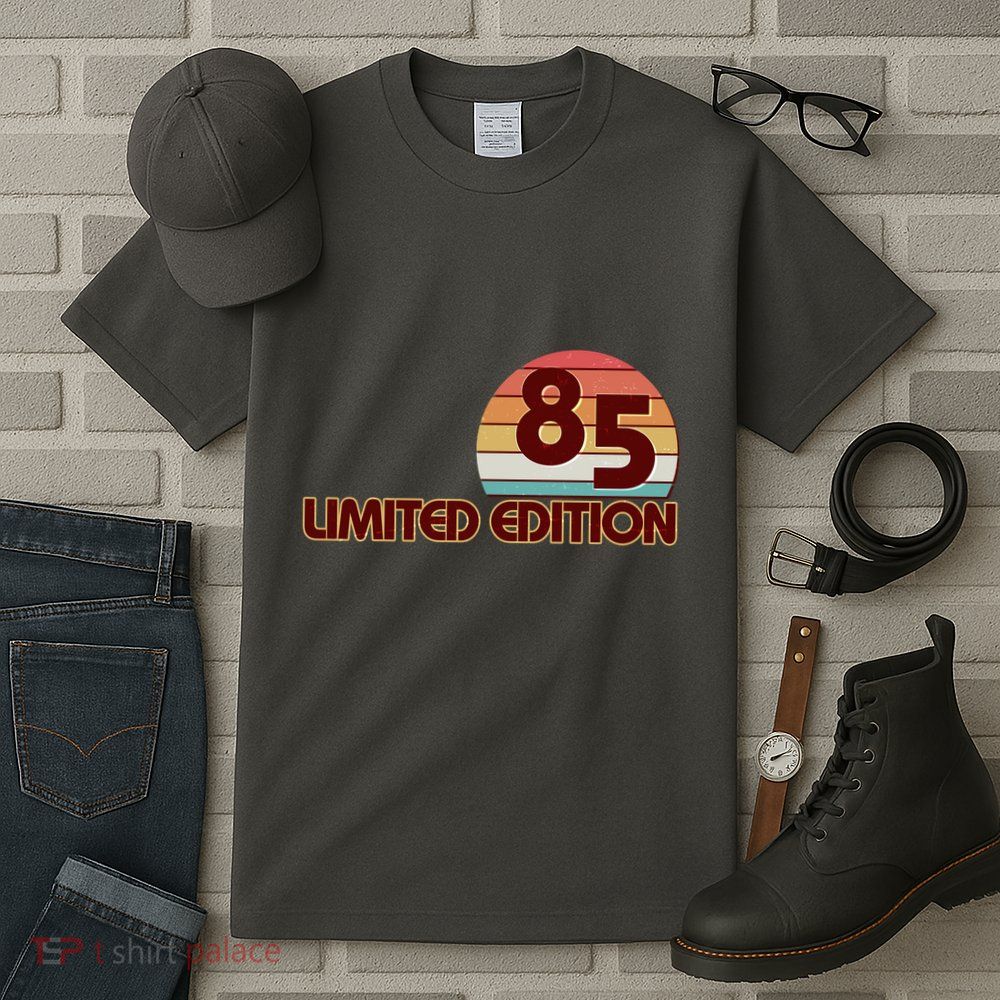 Limited Edition 1985 Retro Sun 40th Birthday Tall T-Shirt