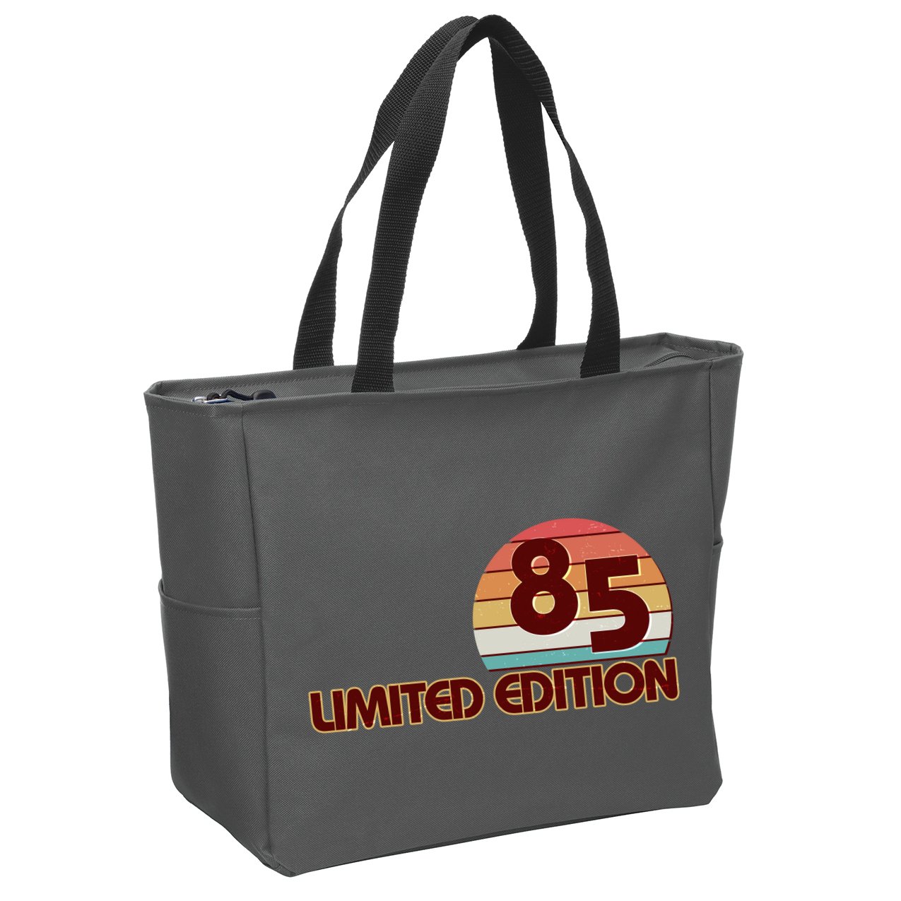 Limited Edition 1985 Retro Sun 40th Birthday Zip Tote Bag