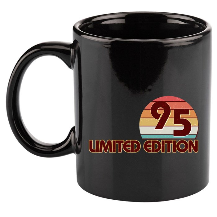 Limited Edition 1995 Retro Sun 30th Birthday 11oz C Handle Ceramic Mug
