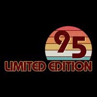 Limited Edition 1995 Retro Sun 30th Birthday Drawstring Bag