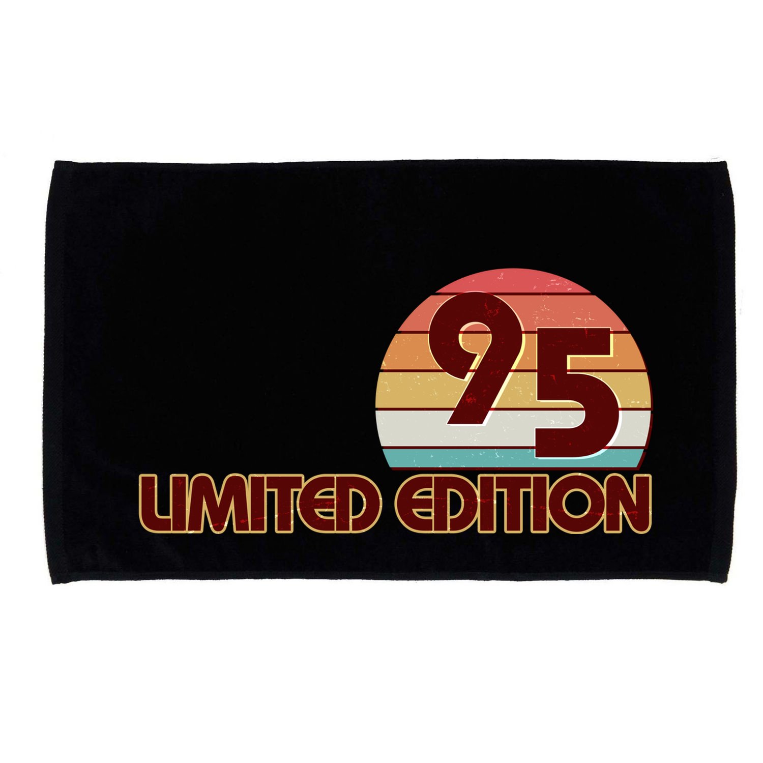 Limited Edition 1995 Retro Sun 30th Birthday Microfiber Hand Towel