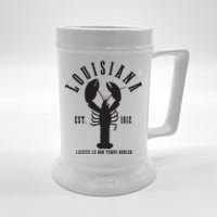 Louisiana Est 1812 Laissez Le Bon Temps Rouler Crawfish Beer Stein