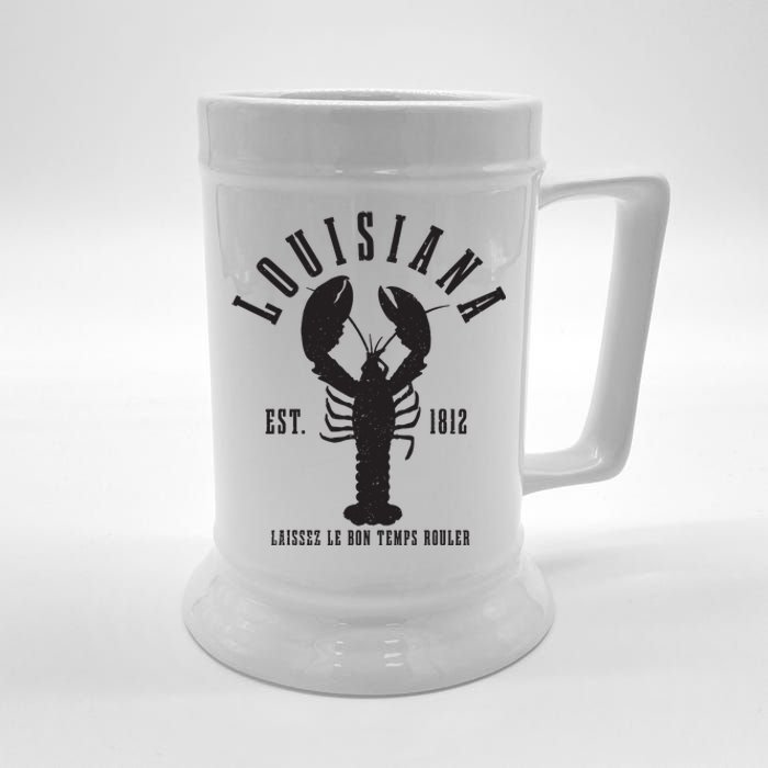 Louisiana Est 1812 Laissez Le Bon Temps Rouler Crawfish Beer Stein