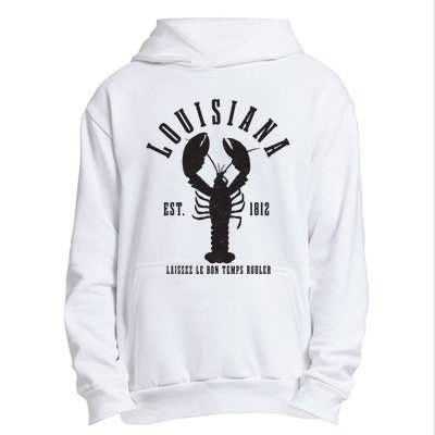 Louisiana Est 1812 Laissez Le Bon Temps Rouler Crawfish Urban Pullover Hoodie