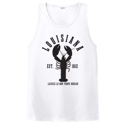 Louisiana Est 1812 Laissez Le Bon Temps Rouler Crawfish PosiCharge Competitor Tank