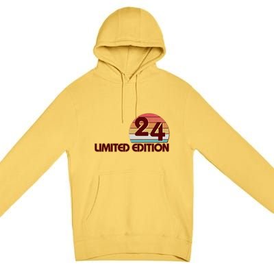 Limited Edition 1924 Retro Sun 100th Birthday Premium Pullover Hoodie