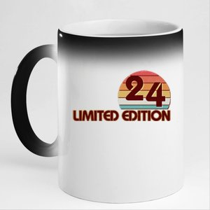 Limited Edition 1924 Retro Sun 100th Birthday 11oz Black Color Changing Mug