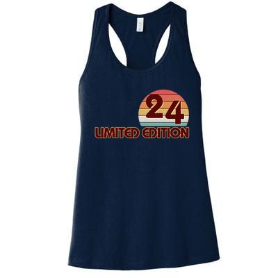 Limited Edition 1924 Retro Sun 100th Birthday Women's Racerback Tank