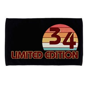 Limited Edition 1934 Retro Sun 90th Birthday Microfiber Hand Towel