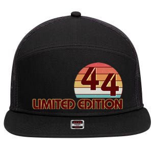 Limited Edition 1944 Retro Sun 80th Birthday 7 Panel Mesh Trucker Snapback Hat