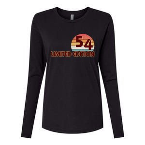 Limited Edition 1954 Retro Sun 70th Birthday Womens Cotton Relaxed Long Sleeve T-Shirt