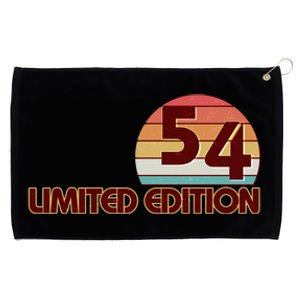 Limited Edition 1954 Retro Sun 70th Birthday Grommeted Golf Towel