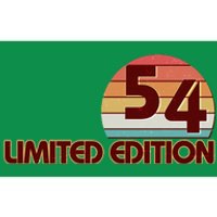 Limited Edition 1954 Retro Sun 70th Birthday Bumper Sticker