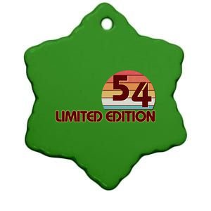 Limited Edition 1954 Retro Sun 70th Birthday Ceramic Star Ornament