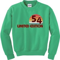 Limited Edition 1954 Retro Sun 70th Birthday Kids Sweatshirt