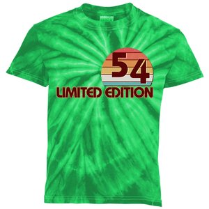 Limited Edition 1954 Retro Sun 70th Birthday Kids Tie-Dye T-Shirt