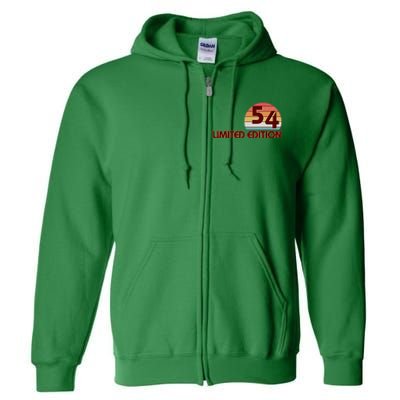 Limited Edition 1954 Retro Sun 70th Birthday Full Zip Hoodie