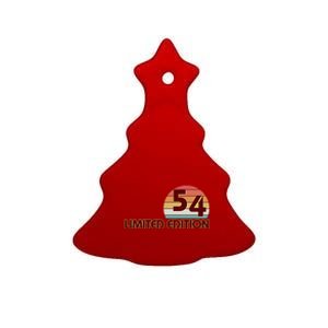 Limited Edition 1954 Retro Sun 70th Birthday Ceramic Tree Ornament