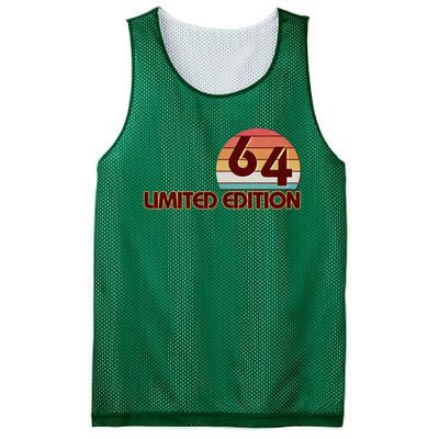 Limited Edition 1964 Retro Sun 60th Birthday Mesh Reversible Basketball Jersey Tank