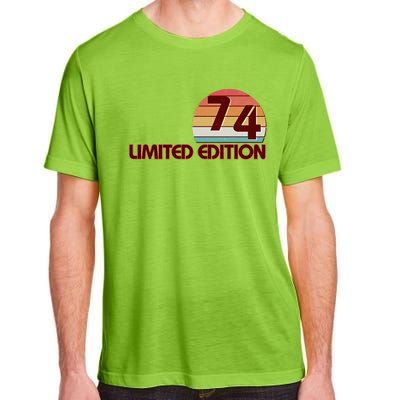 Limited Edition 1974 Retro Sun 50th Birthday Adult ChromaSoft Performance T-Shirt