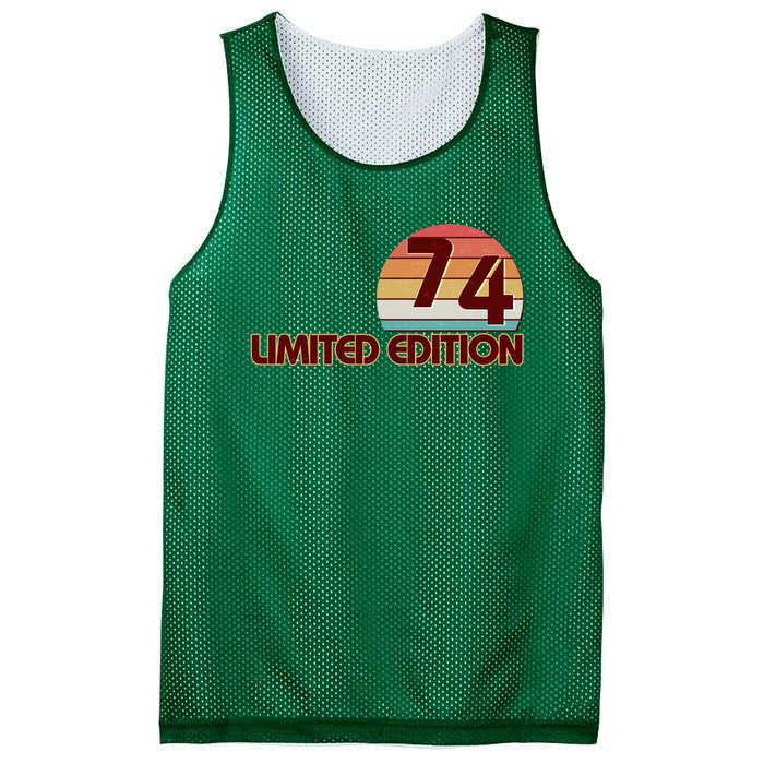 Limited Edition 1974 Retro Sun 50th Birthday Mesh Reversible Basketball Jersey Tank