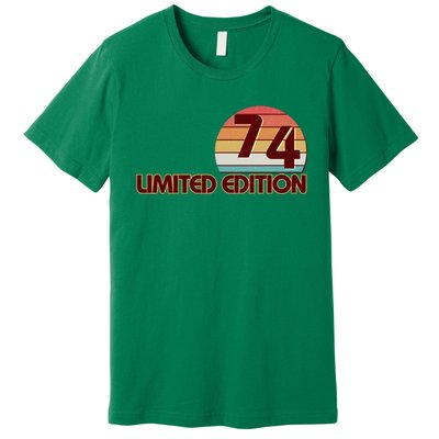 Limited Edition 1974 Retro Sun 50th Birthday Premium T-Shirt