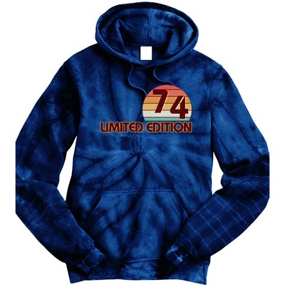 Limited Edition 1974 Retro Sun 50th Birthday Tie Dye Hoodie