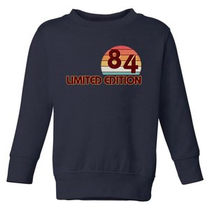 Limited Edition 1984 Retro Sun 40th Birthday Toddler Sweatshirt