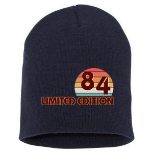 Limited Edition 1984 Retro Sun 40th Birthday Short Acrylic Beanie