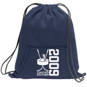 LIMITED EDITION 2009 ICE HOCKEY 14TH BIRTHDAY Sweatshirt Cinch Pack Bag