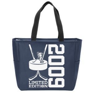 LIMITED EDITION 2009 ICE HOCKEY 14TH BIRTHDAY Zip Tote Bag