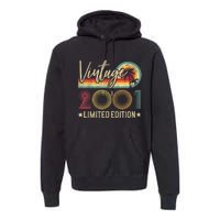 Limited Edition 2001 22nd Birthday Gift 22 Years Old Vintage Premium Hoodie